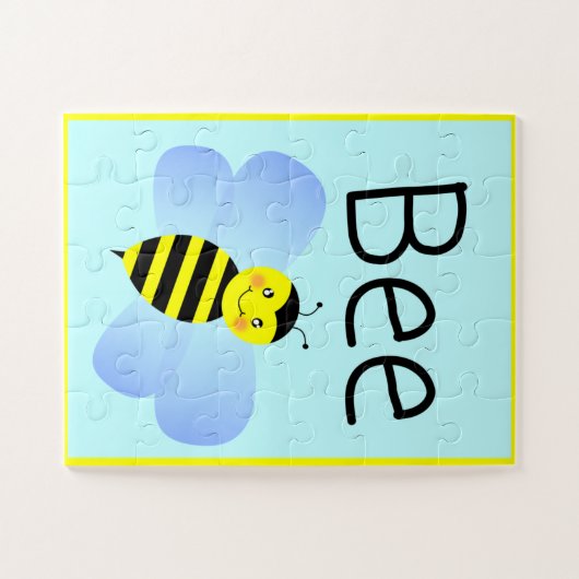 Bee Puzzle voor kinderen. 30 overmaatse stukken Legpuzzel (Horizontaal)