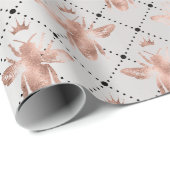 Bee Queen Roos Grey Blush Honey Grill Honeymoon Cadeaupapier (Rol Hoek)