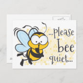 Bee Quiet Briefkaart (Voorkant / Achterkant)