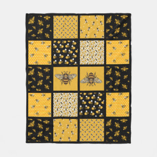 Bee Quilt Twee Fleece Deken