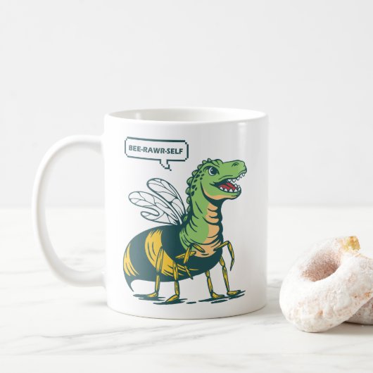 Bee-Rawr-Self Koffiemok (Met donut)