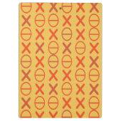 Bee Red Code Strings Zwart Strepen op elke kleur Klembord (Achterkant)