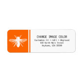 BEE - Retouradreslabel Etiket (Voorkant)