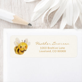 Bee Return Adres label