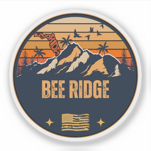 Bee Ridge, Florida Sticker (Voorkant)