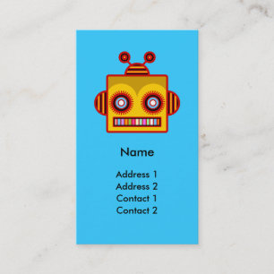 Bee Robot Fun-profielkaart Visitekaartje