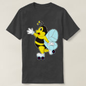 Bee Roller schaatsen Inline skating T-shirt (Design voorkant)