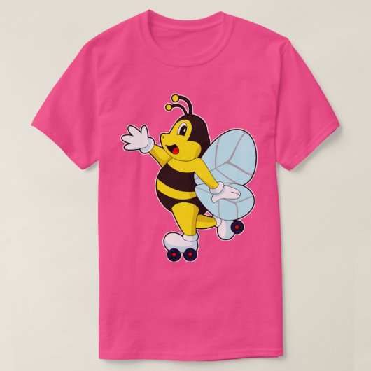Bee Roller schaatsen Inline skating T-shirt (Design voorkant)