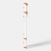 Bee roos gold monogram name script Case-Mate iPhone case (Achterkant / Rechts)