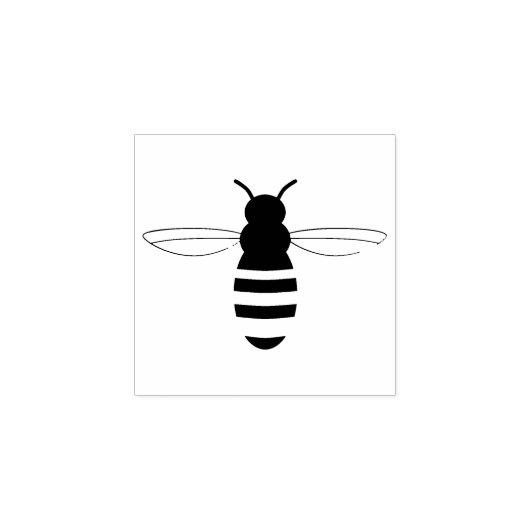 Bee Rubber Stempel (Afrduk)