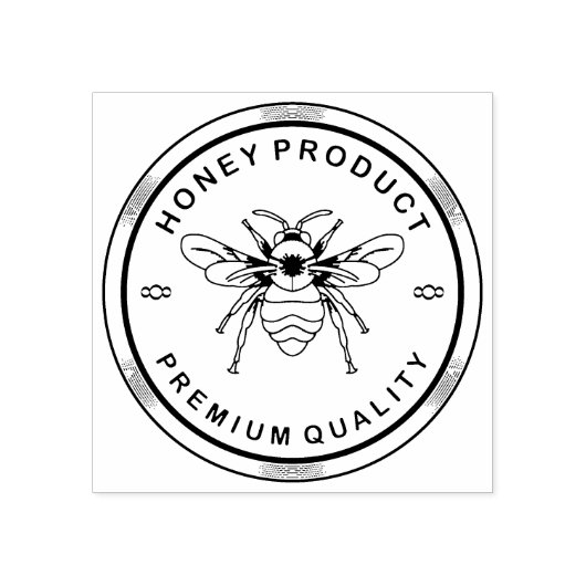 Bee Rubber Stempel (Afrduk)