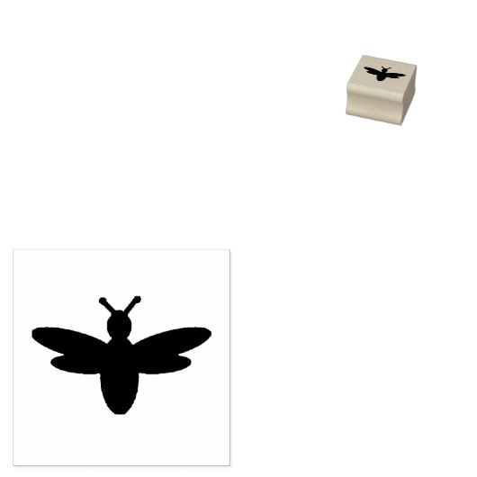 Bee Rubber Stempel (Gestempeld)