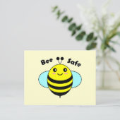 Bee Safe 1 Briefkaart (Staand voorkant)