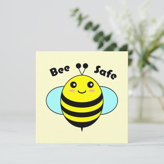 Bee Safe 1 Kaart (Staand voorkant)