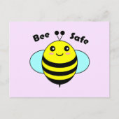 Bee Safe 2 Briefkaart (Voorkant)