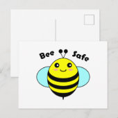 Bee Safe 3 Briefkaart (Voorkant / Achterkant)