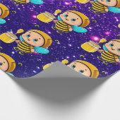 Bee Schattige Charmant Thema Geïnspireerd Cadeaupapier (Hoek)
