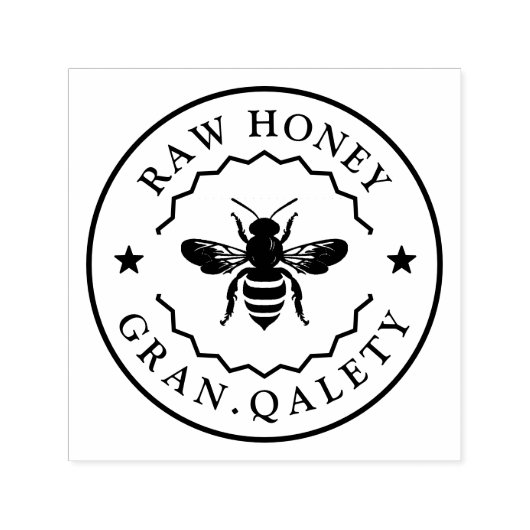 Bee Self-Inking Stamp Zelfinktende Stempel (Design)