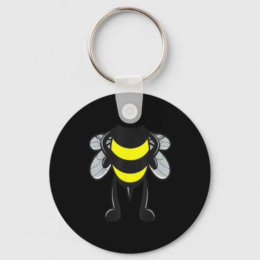 Bee Shirt Adult Men Women Kids Bumblebee Costume  Sleutelhanger (Voorkant)
