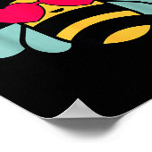 Bee-shirt Girls Bumble Bee Kind Toddler Kids Cute  Poster (Hoek)