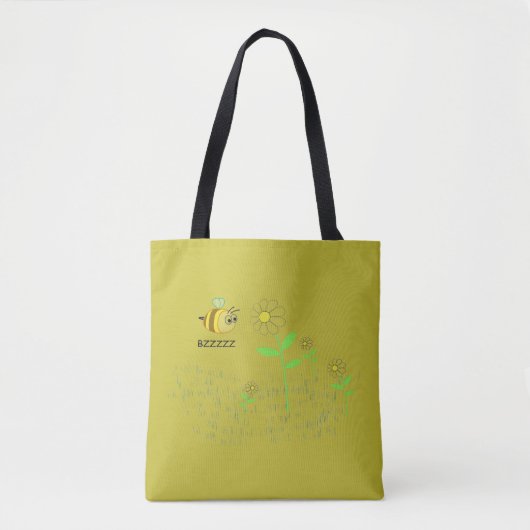 Bee Shopping Bag Tote Bag (Voorkant)