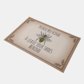 Bee Sind-schoenen achter Deurmat (Schuin)