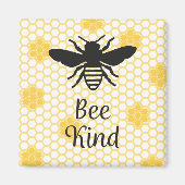 Bee Sind Square Magnet 2in (Voorkant)