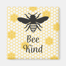 Bee Sind Square Magnet 2in