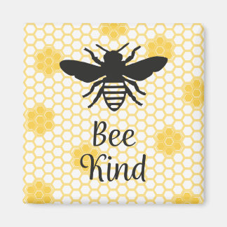 Bee Sind Square Magnet 2in
