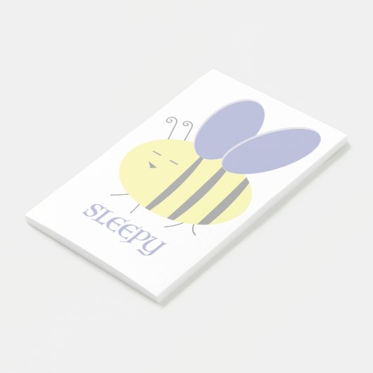 Bee Sleepy Post-it® Notes (Schuin)