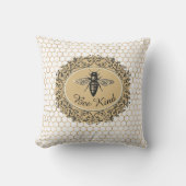 Bee soort honingraat buitenkussen (Voorkant)