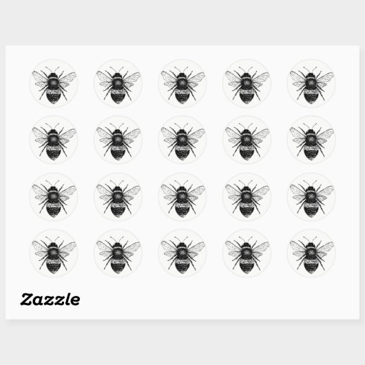  Bee Sticker Collectie (Vel)