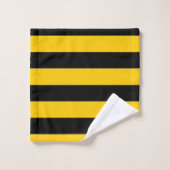 Bee Stripe Design Bad Handdoek (Wasdoekje)