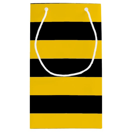 Bee Stripe Design Klein Cadeauzakje (Achterkant)
