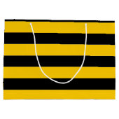 Bee Stripe Design Large Cadeautasje (Achterkant)