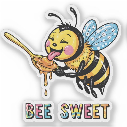 Bee Sweet Sticker (Voorkant)
