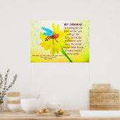 Bee Sweeter Than Honey Poster (Keuken)