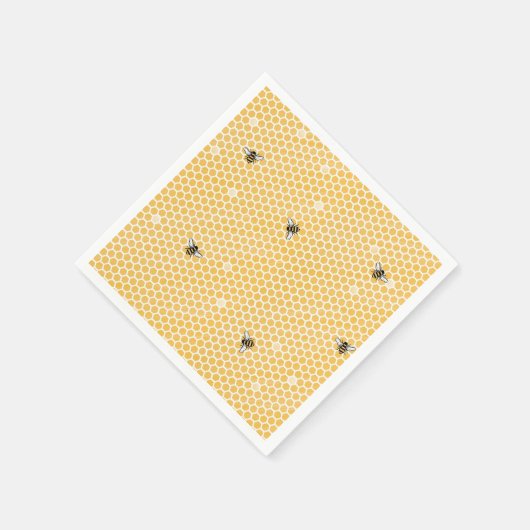 Bee Tea Party Napkin Servetten (Hoek)