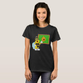 Bee Teacher Pointer Bee Nest T-shirt (Voorkant volledig)