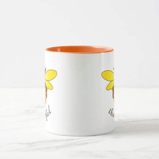 Bee Thankful Holiday Cup Mok (Midden)