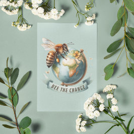 Bee the Change - Geïnspireerd door Natuur Briefkaart