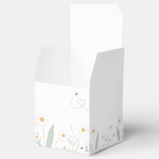 Bee thema Geslacht onthullen gunst dozen Bedankdoosjes (Geopend)