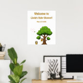 Bee Theme Baby shower Decoratie - Welkom Poster (Thuiskantoor)