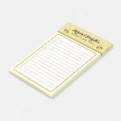 Bee Theme Honey Do List Sticky Notes (Schuin)