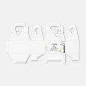 BEE THEMED BABY SHOWER, HONING, PARTIJFERVER BEDANKDOOSJES (Uitgevouwen)