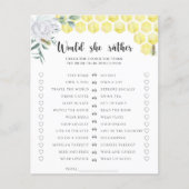 Bee themed Zou ze liever vrijgezellenfeest game sp (Voorkant)