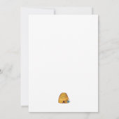Bee Thleed Bridal Shower Invitation Kaart (Achterkant)