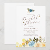 Bee Thleed Bridal Shower Invitation Kaart (Voorkant / Achterkant)