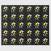 Bee-thoven Funny Music Bee Pun Dark BG Cadeaupapier (Vlak)