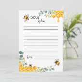 Bee-tijd Capsule Note Kaart (Staand voorkant)